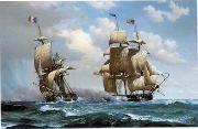 unknow artist Seascape, boats, ships and warships. 104 china oil painting artist